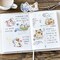 45 Pieces Small Size Scrapbook Stickers, Boxed DIY Decoration Super Cute Cats Stickers for Laptop Planners Scrapbook Suitcase Diary Notebooks Album(Sweet Cats, 45pcs/ Box)